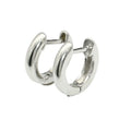 Classical Style 14.5mm Round Circle Silver Color Plating Openable Hoop Earrings for Women Jewelry