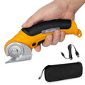 VLOXO Auto Repair Shop Textile Industry Portable 4.2V Sewing Scissors Round Cloth Fabric Electric Cutter Scissors