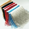 Factory Direct Price Colorful Tassel Lace Trimming 20cm Long Fringe Tassel Trim for Latin Dance Costumes