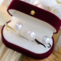 R2507 10-11mm Natural Freshwater Pearl Ring Accessory 925 Sterling Silver Adjustable Size Engagement Jewelry Ring for Women