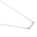 Fashion 316L Stainless Steel Clavicle Chain Necklace Adjustable Handmade Mini Geometric Pendant Jewelry Necklace Gift for Women