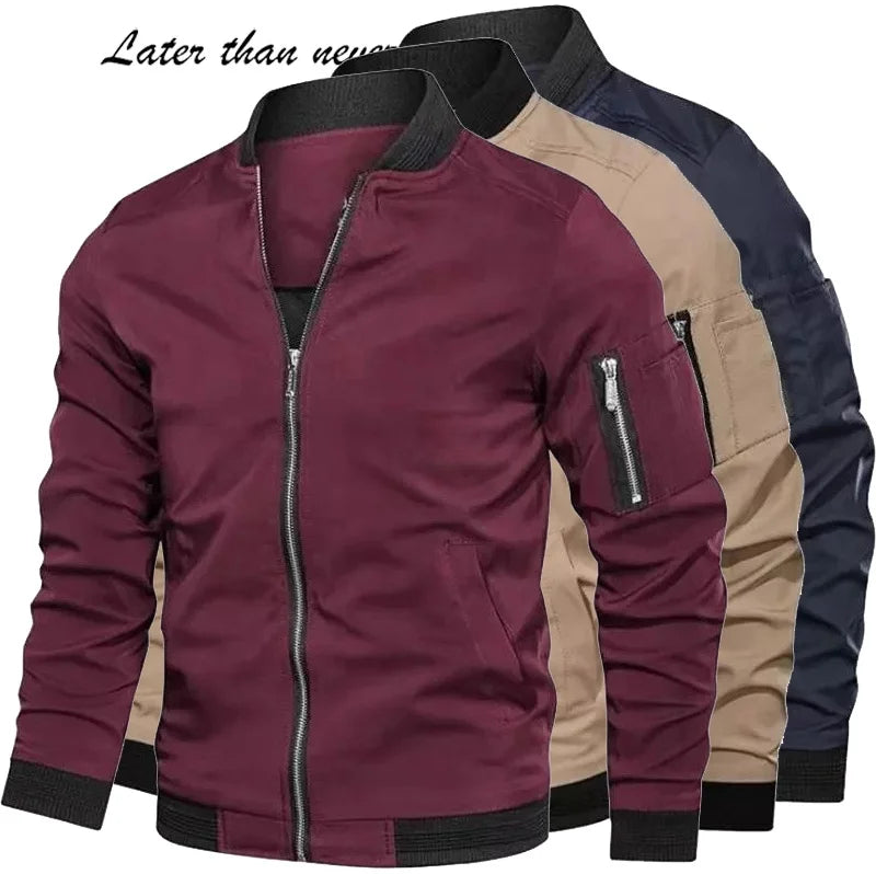 Custom Men's Outdoor Jacket USA Size Canvas Lightweight Spring Autumn Windbreak Oversized Windproof Jacket