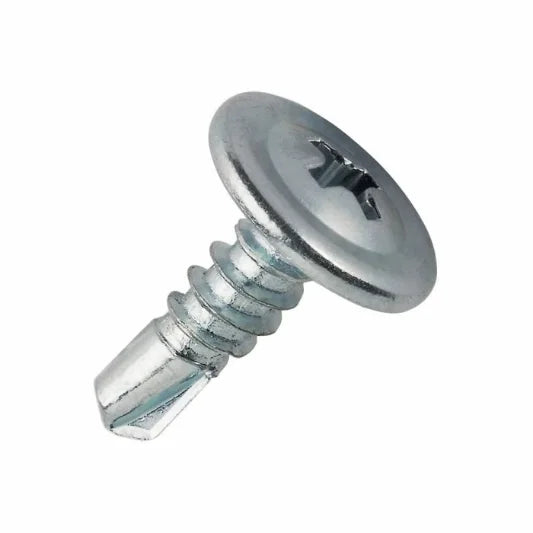 Chinese Factory Customized DIN Stainless Steel 410/304 Industrial Fasteners Self-Drilling Tapping Screws with Wafer Head Washer