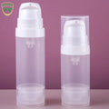 5ML 10ML 15ML PP Plastic Airless Pump Bottle with Snap Lotion Pump Convenient Sealing Type