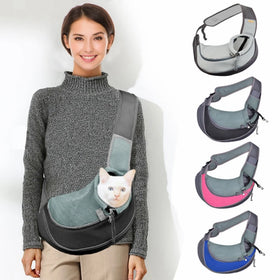 Pet Dog Sling Carrier Breathable Mesh Travel Safe Sling Bag Carrier for Puppy Small Dogs Cats for Outdoor Travel
