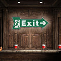 Factory Wholesale Metal Crafts Rustic Retro Arrow Decorative Tin Sign for Cafe Pub Bar Coffee Metal Crafts