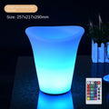 Outdoor Bar Ktv Anti-fall Waterproof Adjustable 16-Color Dazzle Strap Remote Control PE BT Music LED Light up Ice Bucket