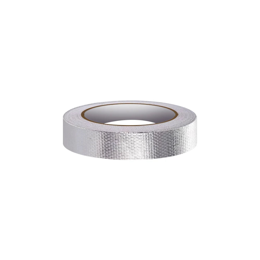 HWK 15mm Silver Acrylic Waterproof Adhesive Tape Fireproof Duct Aluminum Foil Water Activated Clothes Masking CN;GUA