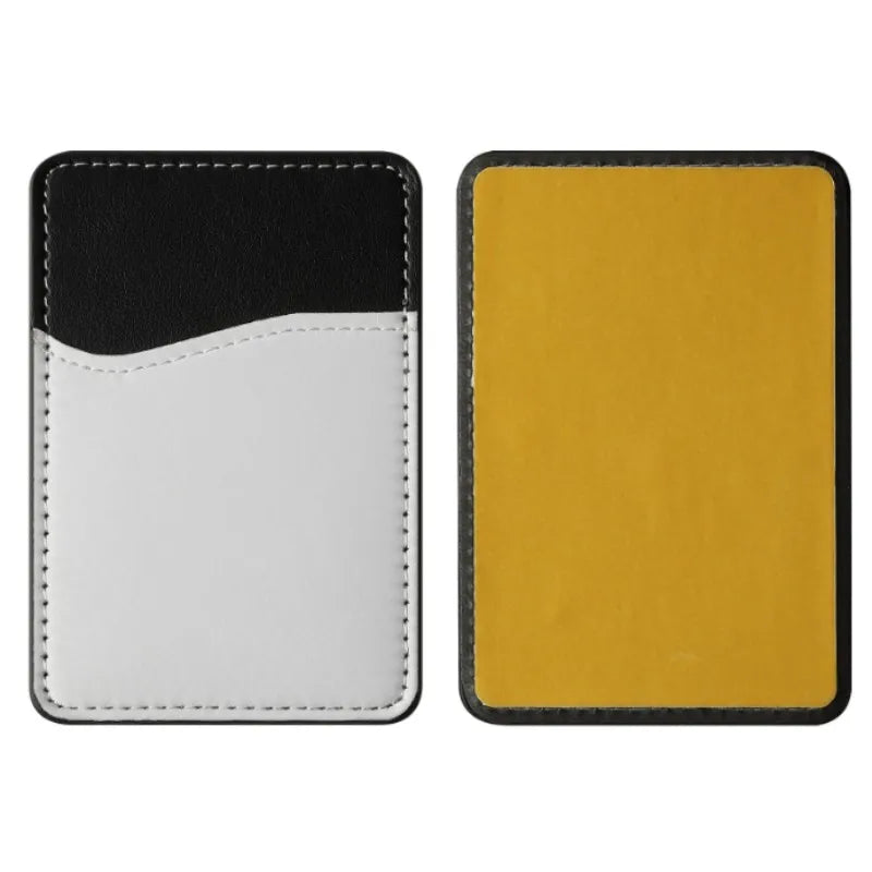 Hot Sales White Fabric Sublimation Blank Phone Pocket Credit Card Holder Diy Photo Printing Phone Holder Cover