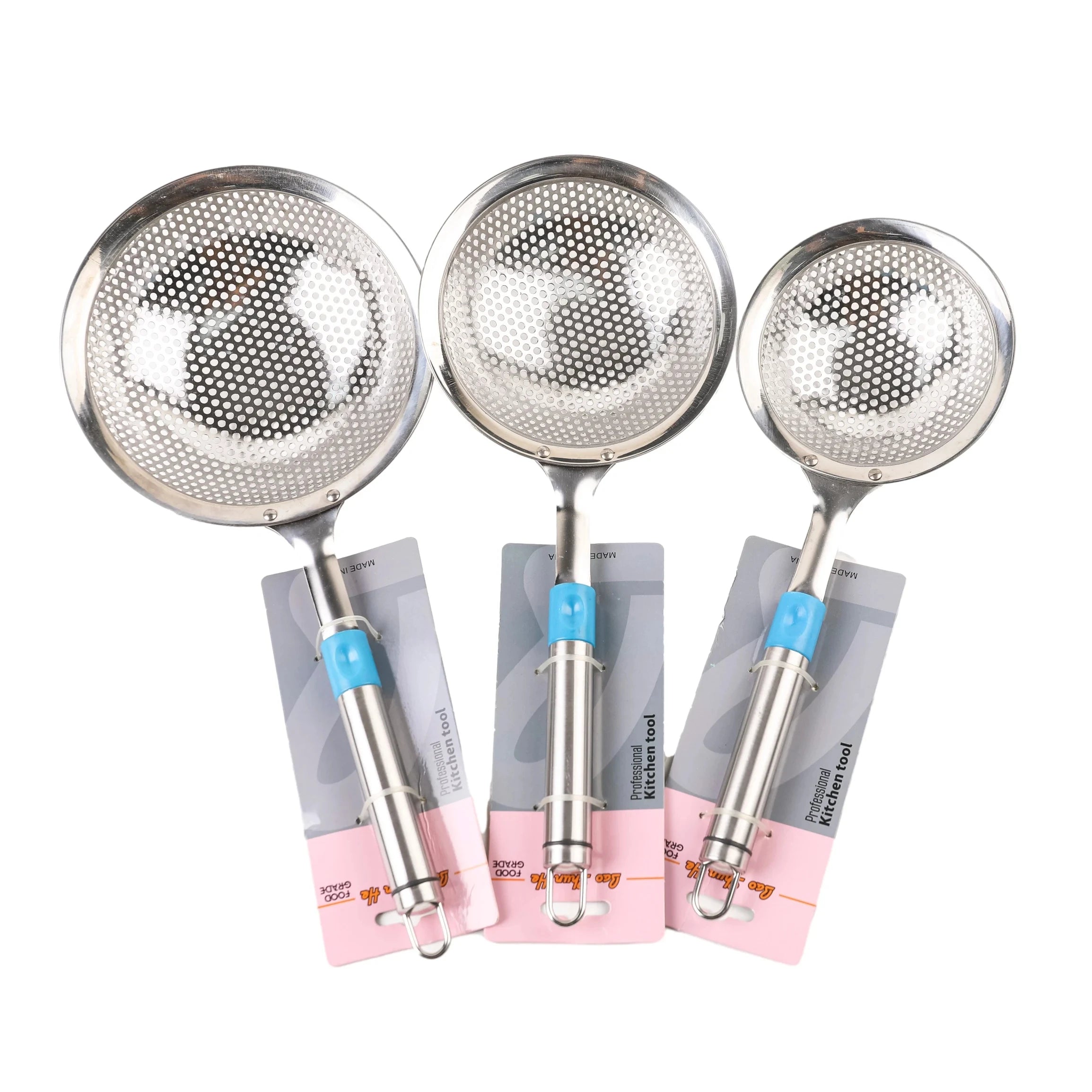 Kitchen Tool Set Stainless Steel Spider Strainer Skimmer Oil Skimmer Noodles Dumpling Sieve Frying Scoop