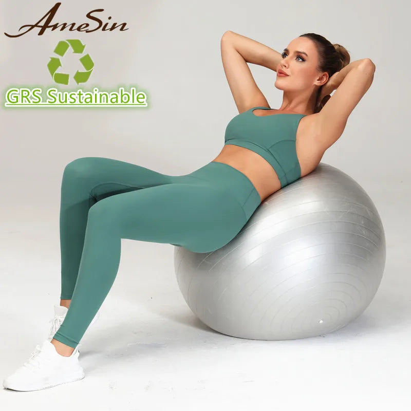 LULU Buttery Soft Eco-friendly Women's High Waist Workout Yoga Pants Recycled Booty Leggings for Women
