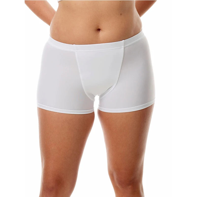 Customized Womens Microfiber Spandex Nylon Fabric Cotton Crotch Compression Boy Shorts