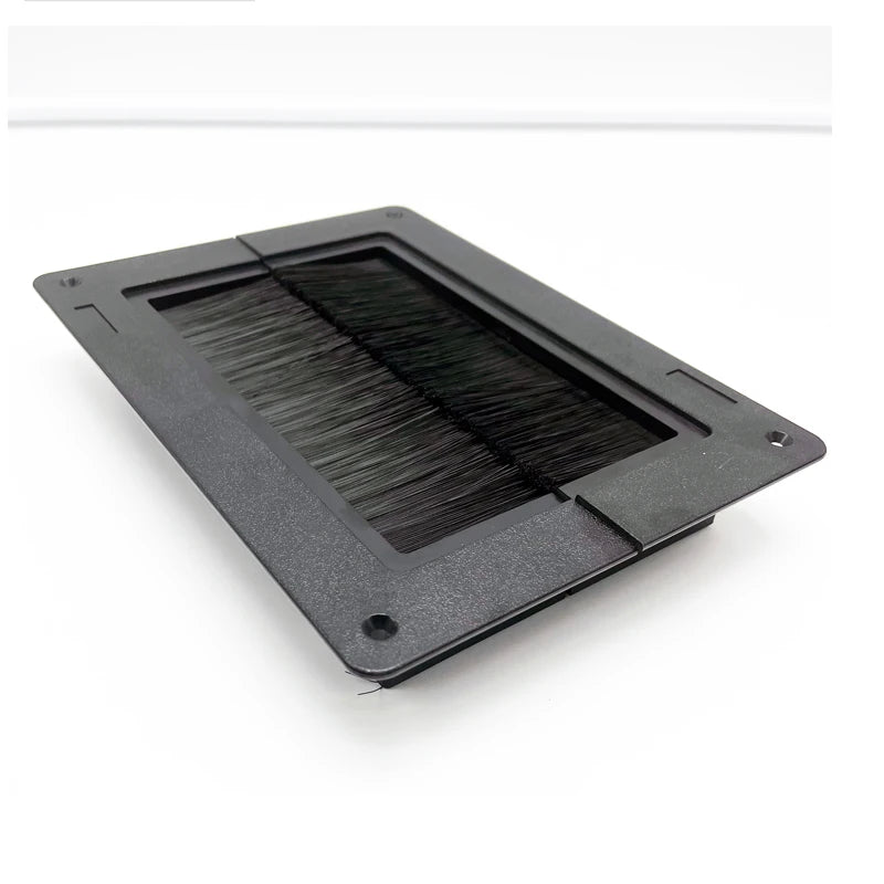 UL94 V2 V1 V0 Industrial Grade Yellow Card Cable Brush Split Style Network Cabinet Grommet Customizable OEM Supported