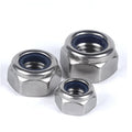 Stainless Steel Anti Theft Hex Nut Galvanized DIN 985 Hexagon Nylon Insert Lock Nuts