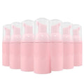 30ml 50ml 60ml Empty Travel Size Soap Pump Bottle Refillable Mousse Dispenser Pink Foam Bottle for Lash Shampoo Facial Cleanser