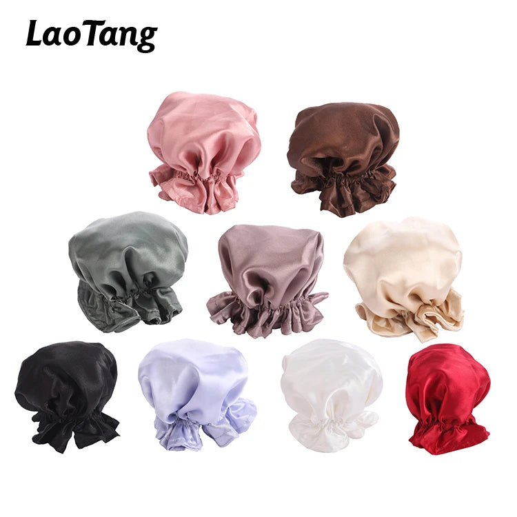 TikTok Hot Sale Soft Bons Sleep Hair Styling Roller Satin Heatless Curling Rod Headband Set with Big Wave Lazy Cold Hair Styling