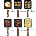 Japanese Aluminum Alloy Melaleuca Coat Tamagoyaki Omelette Pan Non-Stick Frying Pan for Egg Pancake Cookware Maifan Stone
