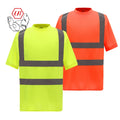 Hi Vis ANSI Class 3 High Reflective Safety Clothing Lime Orange Short Long Sleeve High Visibility T Shirt