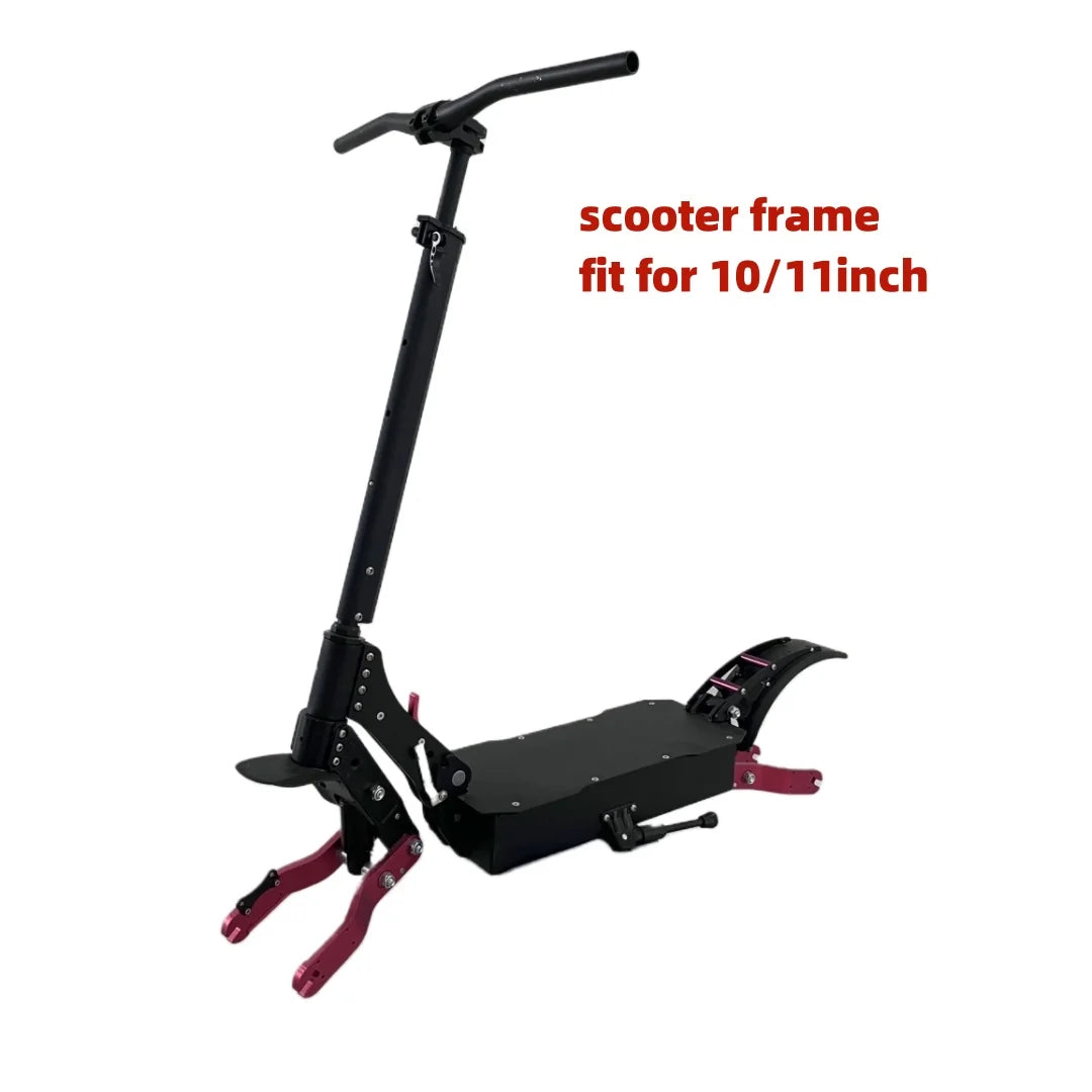 High Quality 10Inch 11Inch E Scooter Conversion Kit Aluminium Electric Scooter Spare Parts Accessories for 48V 52V 60V Scooter