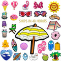 Wholesale Customized 2D DIY Clog Sandal Accessories Summer Holiday Camping Shoe Charms