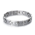 New Style Fashion Simple High Polished Stainless Steel Chain Tungsten Bracelet for Men Women Jewelry Gift Customize
