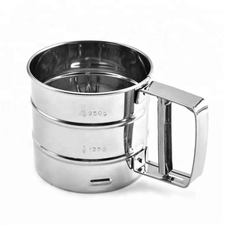 Bakery Tools Stainless Steel Flour Shaking Sifter