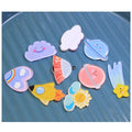 Outer Space Series Acrylic Charms Cloud Spaceship Planet Shooting Star Slice Beads for Earrings Key Chain Scrapbook Accessories