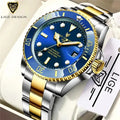 LIGE 6801 New Men Automatic Mechanical Tourbillon Clock Fashion Sport Man Watch 10Bar Business Waterproof Luminous Mens Watches