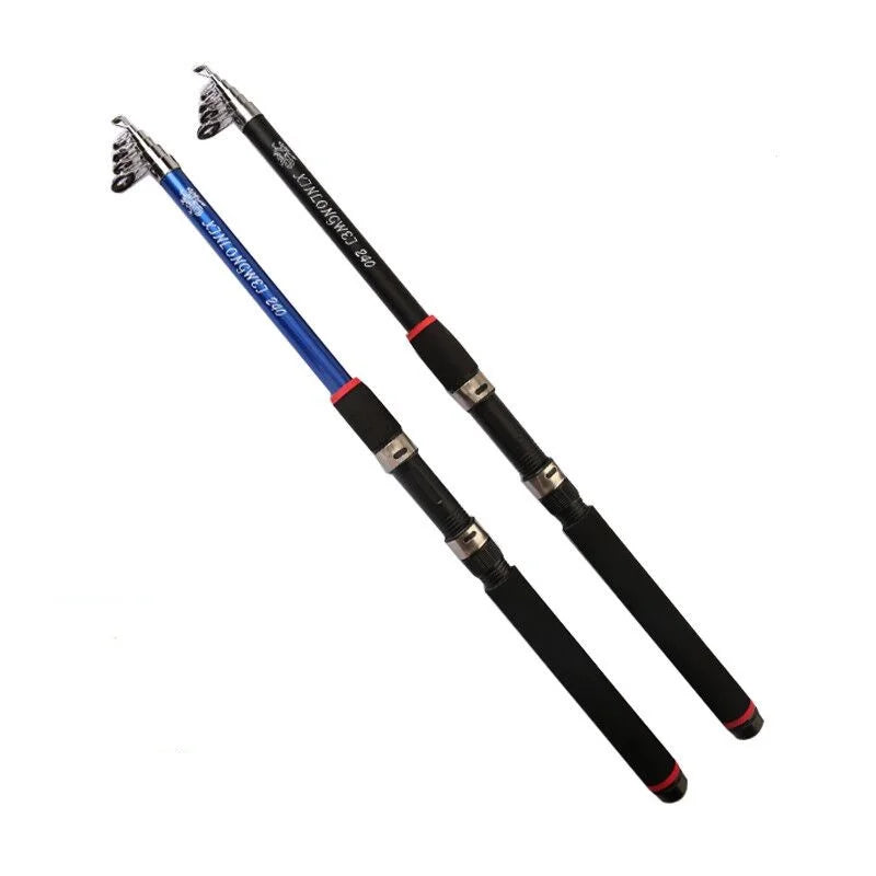 1.8/2.1/2.4/2.7/3.0/3.6m Telescopic Fiberglass Fishing Pole  Telescopic Fishing Rod