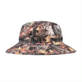 Camo Boonie Hats for Men Mens Outdoor Flat Top Wide Brim Fisherman Cap Bucket Hat With String