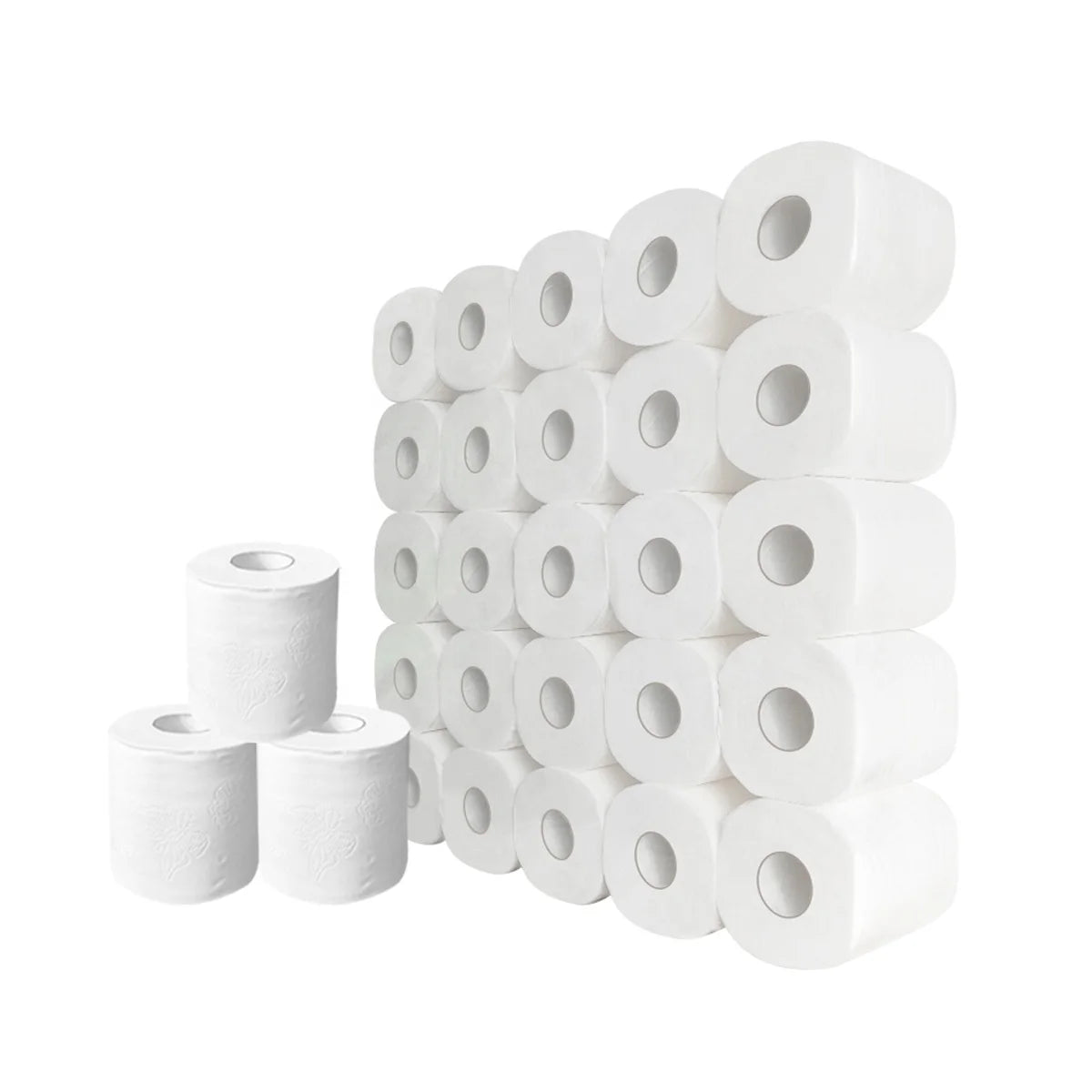 Customized Cheap 36 Pack Toilet Tissue Paper 2ply 3ply Bulk Toilet Tissue 200-1000 Sheet Roll