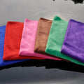 Microfiber Cleaning Cloth Super Absorbent Lint-Free Towel for Car Washing Kitchen Household Cleaning Multi-color Available