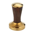 Free Logo Top Selling  Gold Plated Base Stainless Steel Coffee Tools Coffee Tamper