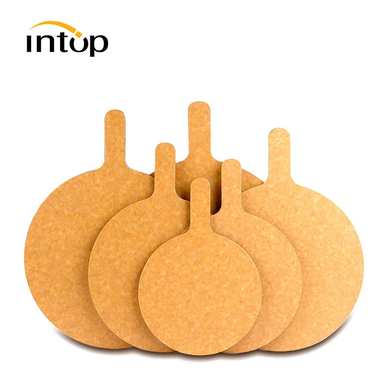 Wooden Pizza Plate 9'' 10'' 11'' 12'' 14inch Melamine Pizza Serving Plate Restaurant Plates Cutting Board Chopping Board