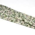 Factory Wholesale Auspicious Jade Abacus Beads 2*4mm Rondelle Spacer Gemstones Beads for Jewelry Making