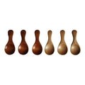 8cm 10g Natural Mini Wooden Tea Spoons Ice Cream Spoon for Children Use Tea Coffee Milk Powder Measuring Spoons