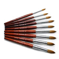 Round Nail Brush Suitable for Nail Extension Poly Gel UV Gel and Nail Polish Painting Professional Multisize Manicure Tool