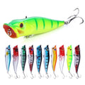 Popper Splashing Lifeliked Action Hard Lure 9cm 12g Doggy Walk Top Water Floating Long Casting Pencil Fishing Bait