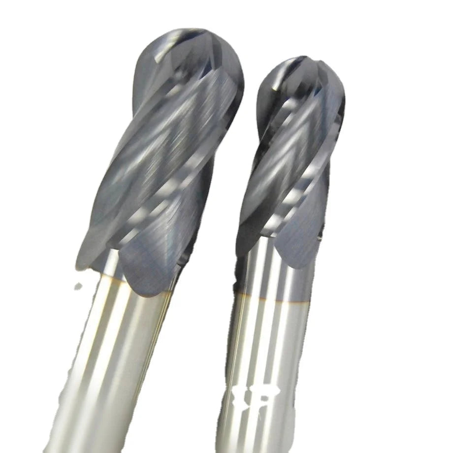 DL China ODM/OEM Ball Nose End Mill Cutter 2 Flute Carbide Endmills with Altin/Tin Coating