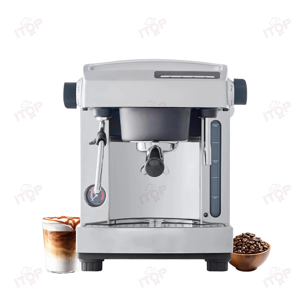 Commercial Italian Barista Professional Making Cappuccino Latte Long Espresso Coffee Machine