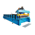 China Supplier Full Automatic Steel Floor Tile Forming Machine Corrugated Floor Sheet Making Machine with Gear
