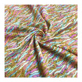 Custom Jacquard Knitted 100% Polyester Digital Print Liverpool and Bullet Fabric MOQ 100 Yards Cut in Piece for Girls Headbands