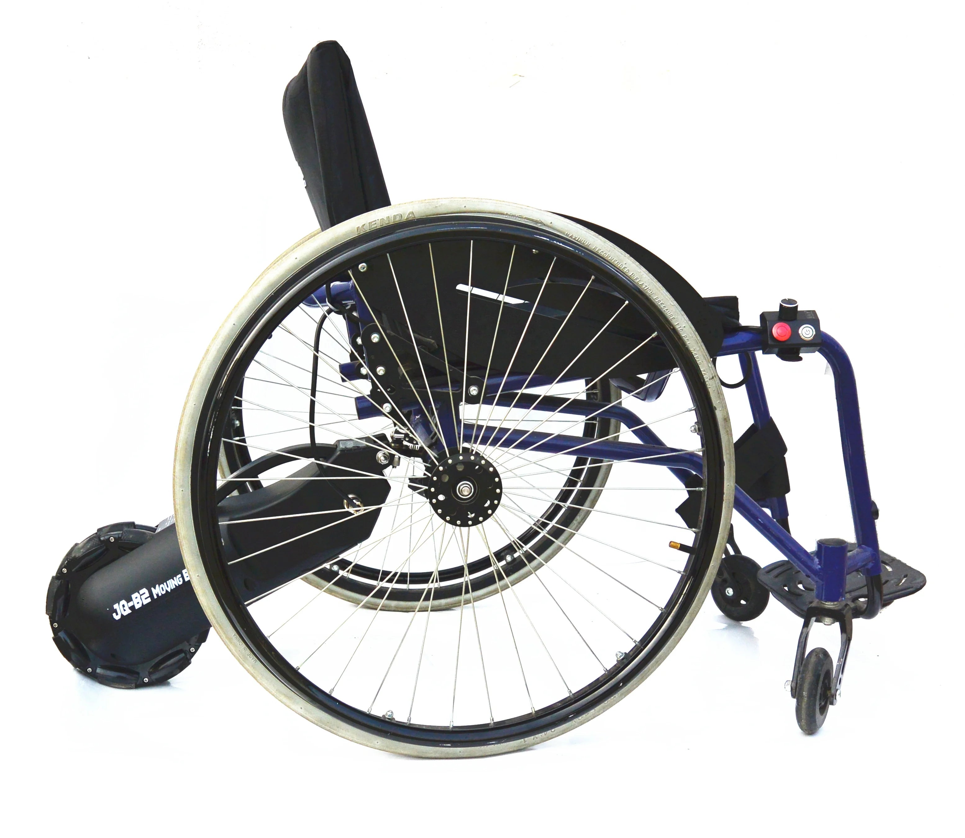 Power Push Assist Device for Wheelchair Rear Smart Drive Motor Conversion Kit Electric One Wheel for Wheelchair