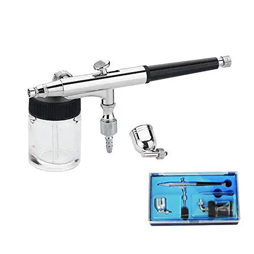 BT-134 All-in-One Copper Gravity Feed Eco-Friendly Double Action Airbrush System Professional Makeup Cake Decorating Nail Art