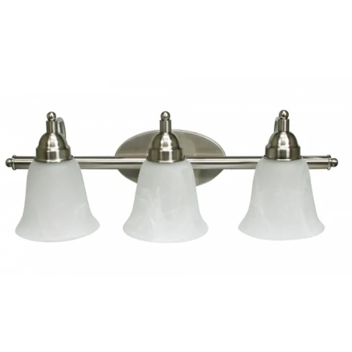 Bathroom Vanity Light Wholesale White or Black Glass and Chrome Contemporary Bathroom Vanity Lights