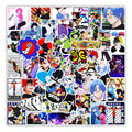50Pcs SK8 Cool Anime Stickers For skate Sport Graffiti Diy Decor Skateboard Stickers