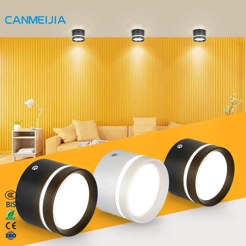 15W Mounted Dimmable Commercial Lighting Recessed Light Aluminum Profiles Led Down Light Downlights Led/Downlight/Ceiling Lights