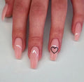Custom Artificial Fingernails Private Label Fake Nail Tip Coffin Ballerina False Nail Tips Press on Nails