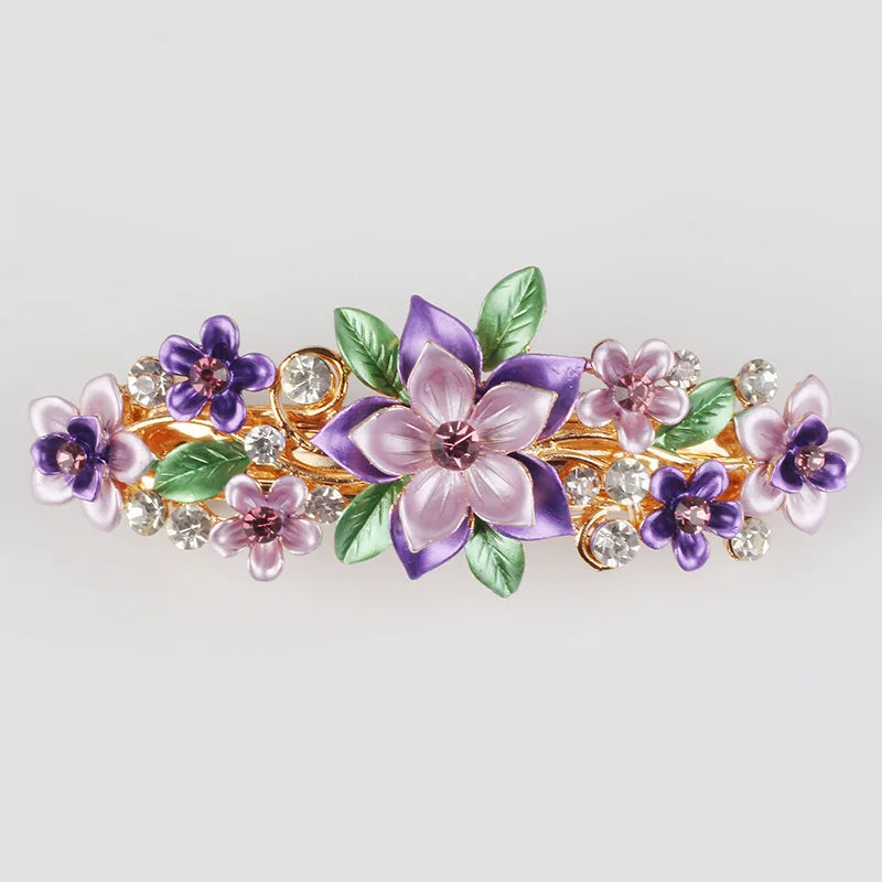 New Famous Fashionable Personality Diamond Pearl Horsetail Hairpins Gift Female Spring Hair Clip Top Hair Accessory for Women