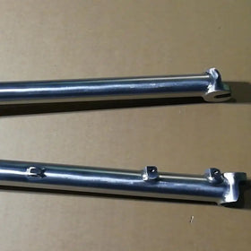Titanium Alloy Gr.9 Bicycle Fork with Quick Release & Flat Disc Brake 100mm Travel for 700C Road Bike